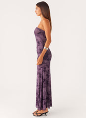 Alexandrite Midi Dress - Purple