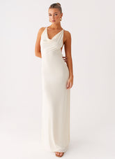 Dahliana Maxi Dress - Off White