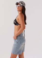 Moment to Shine Sequin Bra - Black